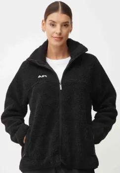 Fila geaca Oacala femei, culoarea negru, de tranzitie, FAW0795 imagine