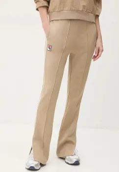 Fila pantaloni de trening Laiben culoarea bej, neted, FAW0778 imagine