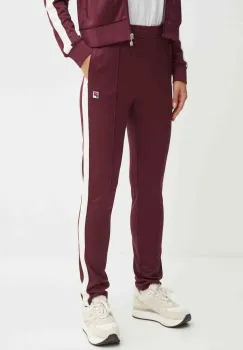 Fila pantaloni de trening Lamoni culoarea bordo, modelator, FAW0889 imagine