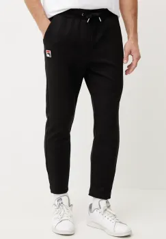 Fila pantaloni de trening Lobbes barbati, culoarea negru, neted, FAM0922 imagine