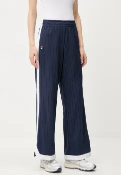 Fila pantaloni de trening Lorce culoarea bleumarin, uni, FAW1012 imagine