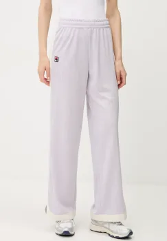 Fila pantaloni de trening Lorce culoarea violet, uni, FAW1012 imagine