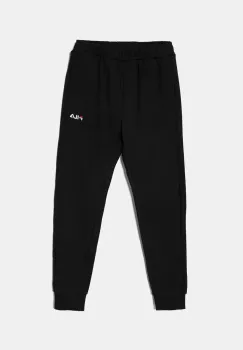 Fila pantaloni de trening pentru copii BREDDORF culoarea negru, melanj imagine