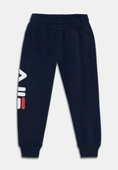 Fila pantaloni de trening pentru copii culoarea albastru marin, cu imprimeu imagine