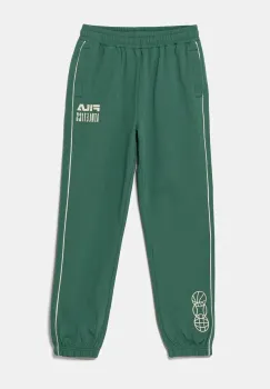 Fila pantaloni de trening pentru copii IGENSDORF culoarea verde, cu imprimeu, FAT0668 imagine