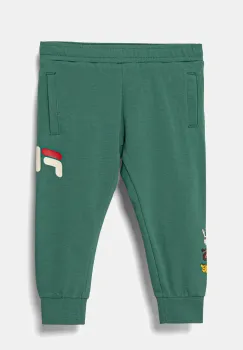 Fila pantaloni de trening pentru copii LASIN culoarea verde, cu imprimeu, FAK0395 imagine