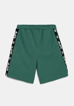 Fila pantaloni scurti copii IDEN culoarea verde, talie reglabila, FAT0673 imagine