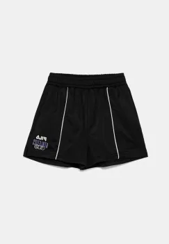 Fila pantaloni scurti copii LUSTADT culoarea negru, cu imprimeu, talie reglabila, FAT0637 imagine