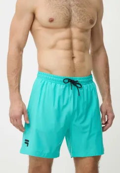 Fila pantaloni scurti de baie culoarea turcoaz imagine