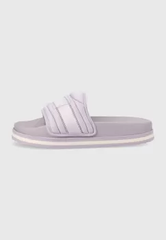 Fila papuci Morro Bay Zeppa femei, culoarea roz imagine