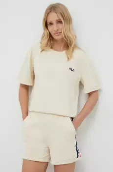 Fila pijama femei, culoarea bej imagine