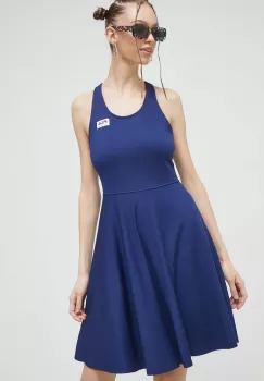 Fila rochie culoarea albastru marin, mini, evazati imagine