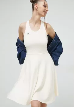 Fila rochie culoarea galben, mini, evazati imagine