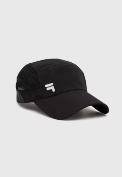 Fila sapca culoarea negru, neted imagine