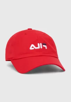 Fila sapca de baseball din bumbac culoarea rosu, cu imprimeu imagine