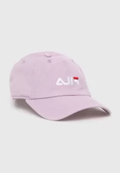 Fila sapca de baseball din bumbac culoarea roz, cu imprimeu imagine