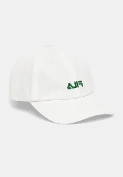 Fila sapca de baseball din bumbac Faridokt culoarea bej, cu imprimeu, FCU0139 imagine