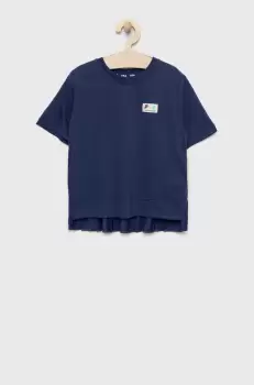 Fila tricou copii culoarea albastru marin imagine
