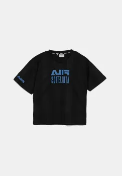 Fila tricou copii IGGENSBACH culoarea negru, cu imprimeu, FAT0670 imagine