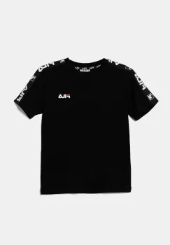 Fila tricou de bumbac pentru copii IDELBERG culoarea negru, cu imprimeu, FAT0672 imagine