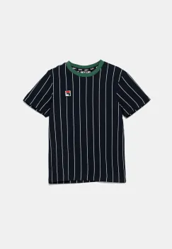 Fila tricou de bumbac pentru copii LEBA culoarea albastru marin, cu imprimeu, FAK0398 imagine