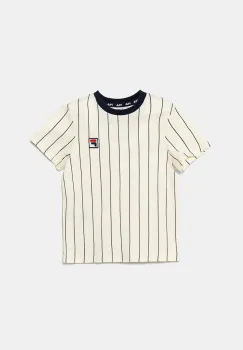 Fila tricou de bumbac pentru copii LEBA culoarea bej, cu imprimeu, FAK0398 imagine