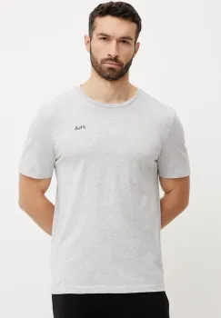 Fila tricou din bumbac culoarea gri, neted imagine