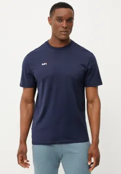 Fila tricou din bumbac Laas barbati, culoarea albastru marin, cu imprimeu, FAM0874 imagine