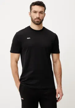 Fila tricou din bumbac Laas barbati, culoarea negru, cu imprimeu, FAM0874 imagine