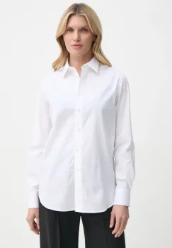 Filippa K camasa din bumbac femei, culoarea alb, cu guler clasic, regular, 29095 imagine
