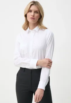 Filippa K camasa femei, culoarea bej, cu guler clasic, regular, 29100 imagine