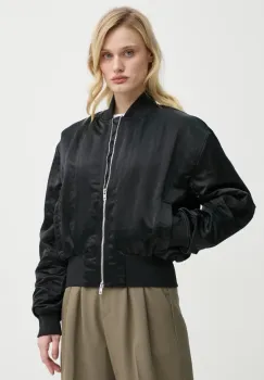 Filippa K geaca bomber culoarea negru, de tranzitie, 31568 imagine