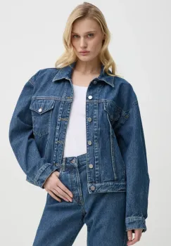Filippa K geaca jeans culoarea albastru marin, de tranzitie, 31380 imagine