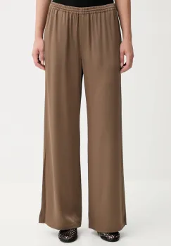 Filippa K pantaloni culoarea maro, lat, high waist, 31616 imagine