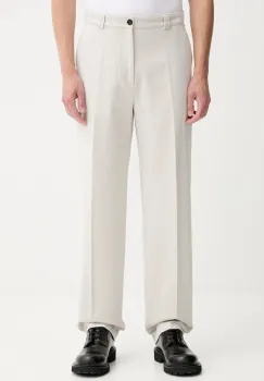 Filippa K pantaloni de bumbac barbati, culoarea gri, drepti 31433 imagine