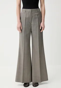 Filippa K pantaloni de lana culoarea maro, lat, high waist, 31424.FK imagine