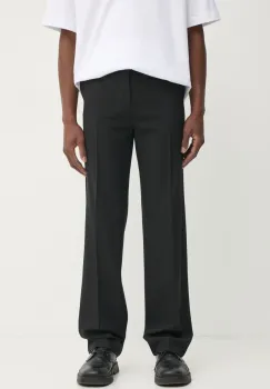 Filippa K pantaloni de lana culoarea negru, drept, 29802 imagine