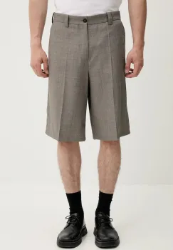 Filippa K pantaloni scurti din lana culoarea maro, 31434 imagine