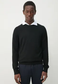 Filippa K pulover de lana barbati, culoarea negru, light, 28928 imagine