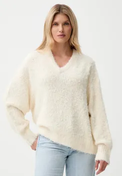 Filippa K pulover de matase culoarea bej, 31857 imagine