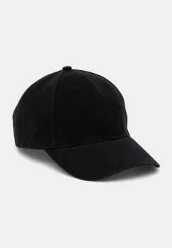 Filippa K sapca de baseball din bumbac culoarea negru, neted, 31419.FK imagine