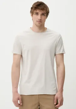 Filippa K tricou din bumbac culoarea bej, uni, 28474 imagine