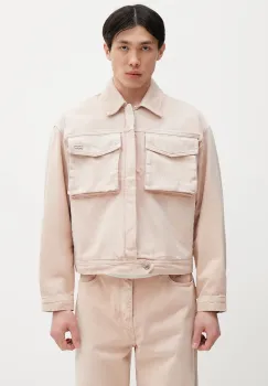 Filling Pieces geaca jeans Denim culoarea roz, de tranzitie, oversize, 78620769974 imagine