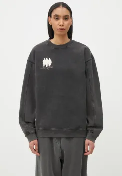 Filling Pieces hanorac de bumbac culoarea negru, cu imprimeu, 74599870626 imagine