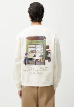 Filling Pieces hanorac oversized barbatesc din bumbac Bakery imagine