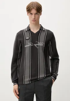 Filling Pieces pulover barbatesc cu vascoza Knit Football Jersey imagine