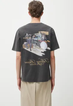 Filling Pieces tricou din bumbac Band culoarea gri, cu imprimeu, 422520500238 imagine