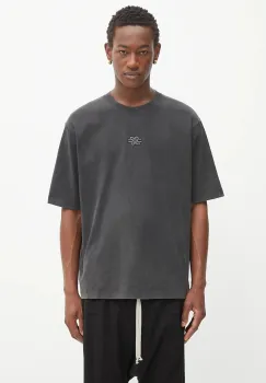 Filling Pieces tricou din bumbac Boxy Embroidered culoarea gri, cu imprimeu, 412520501142 imagine