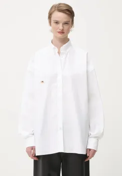 Fiorucci camasa din bumbac Angel Patch Relaxed Fit imagine