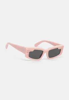 Fiorucci ochelari de soare Rectangular Wing femei, culoarea roz, U01FPASU134AC03PN02 imagine